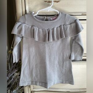✨3/$30✨ RuffleButts Gray Sweater Dress 18/24m